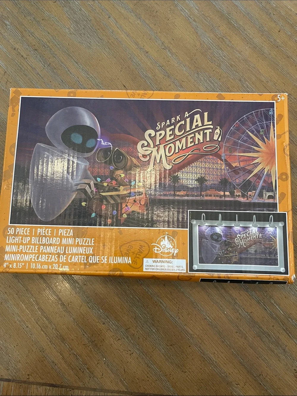 Disney 50pc Puzzle w/light-up Frame